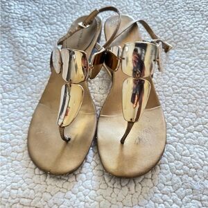 Montego Bay Club Shiny Gold Sandals